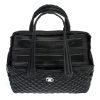 Quilted Tote with Mesh Pet Carrier
